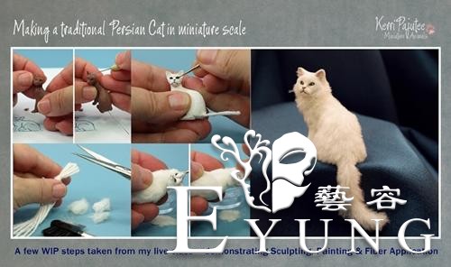 国外网友用猫的毛做了只“小猫”，真的超治愈-9.jpg