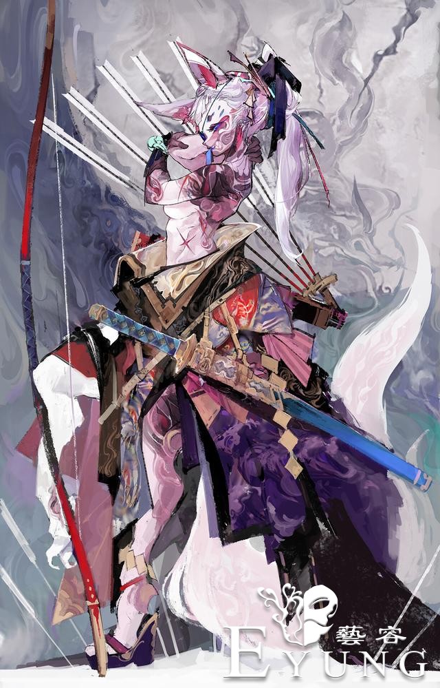 来自台湾插画师的一组游戏人物插画欣赏！画风相当潇洒的作品-18.jpg