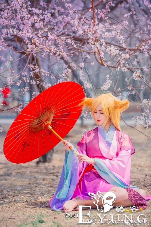 好标致的狐妖小红娘cos，最后第二张的时候被美到了！-3.jpg