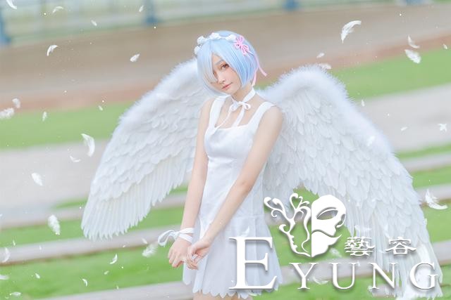 四组可爱国人妹子COS的日本人气动漫角色“雷姆”！造型十分还原-2.jpg