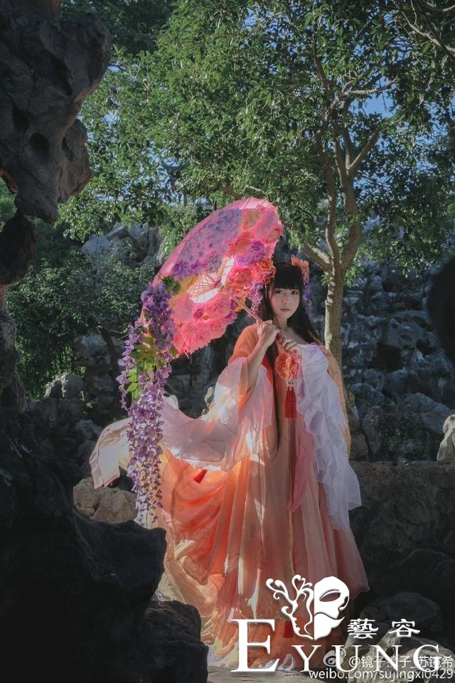 奇迹暖暖甜美清新花月谣cos，清雅纯美满满的少女心-3.jpg