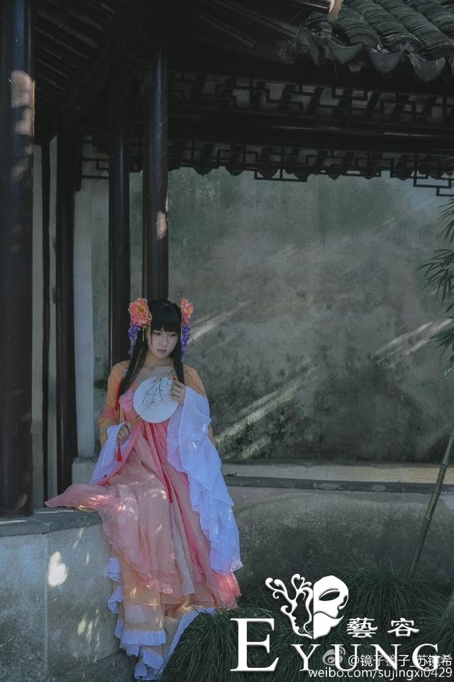 奇迹暖暖甜美清新花月谣cos，清雅纯美满满的少女心-5.jpg