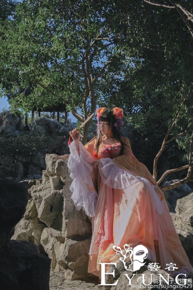 奇迹暖暖甜美清新花月谣cos，清雅纯美满满的少女心-6.jpg