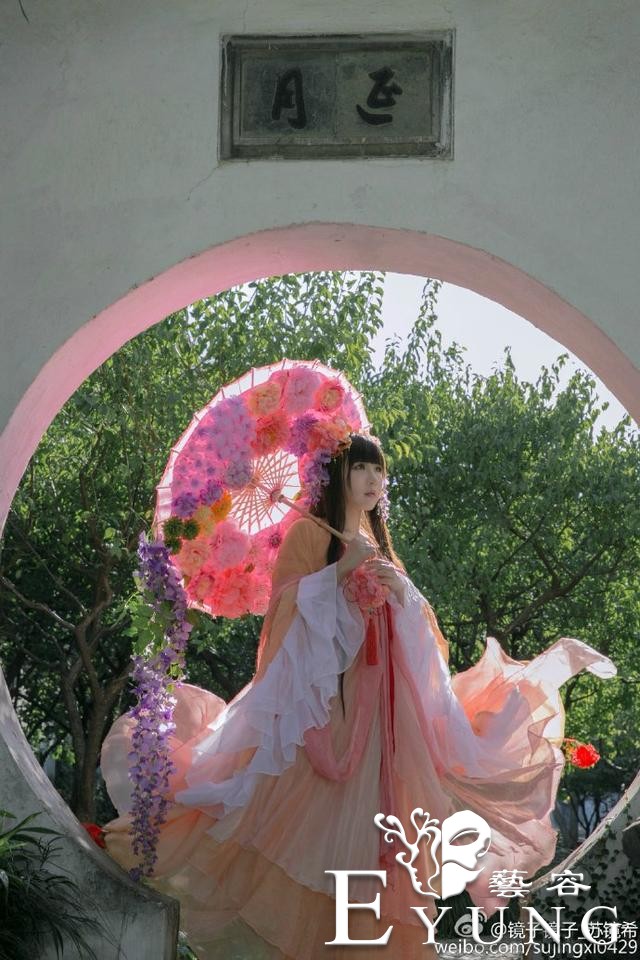 奇迹暖暖甜美清新花月谣cos，清雅纯美满满的少女心-8.jpg