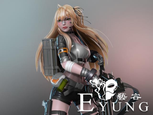 一组相当精美的3D人物建模作品欣赏！造型帅气制作水平相当高！-1.jpg