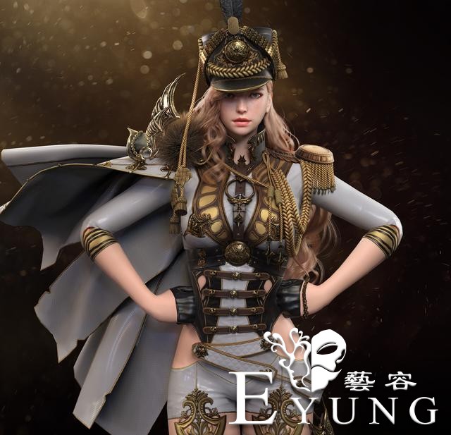 一组相当精美的3D人物建模作品欣赏！造型帅气制作水平相当高！-5.jpg