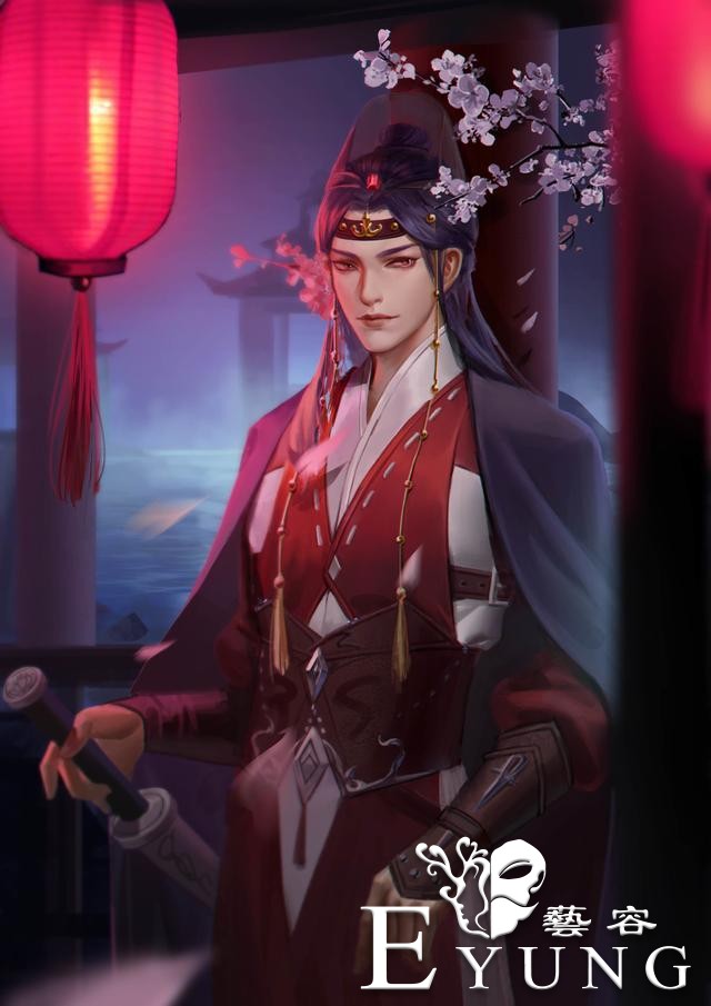 画风不错的一组古风题材插画作品欣赏！人物造型相当美型哦-6.jpg
