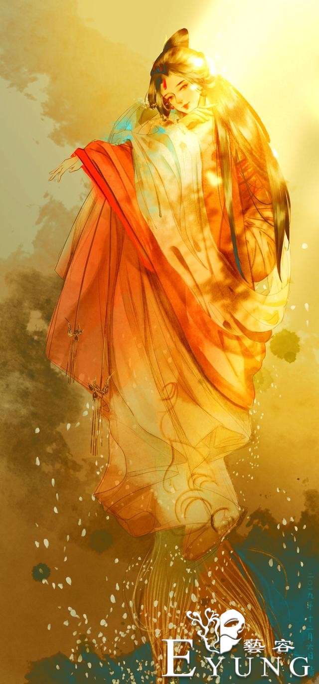 画风不错的一组古风题材插画作品欣赏！人物造型相当美型哦-10.jpg