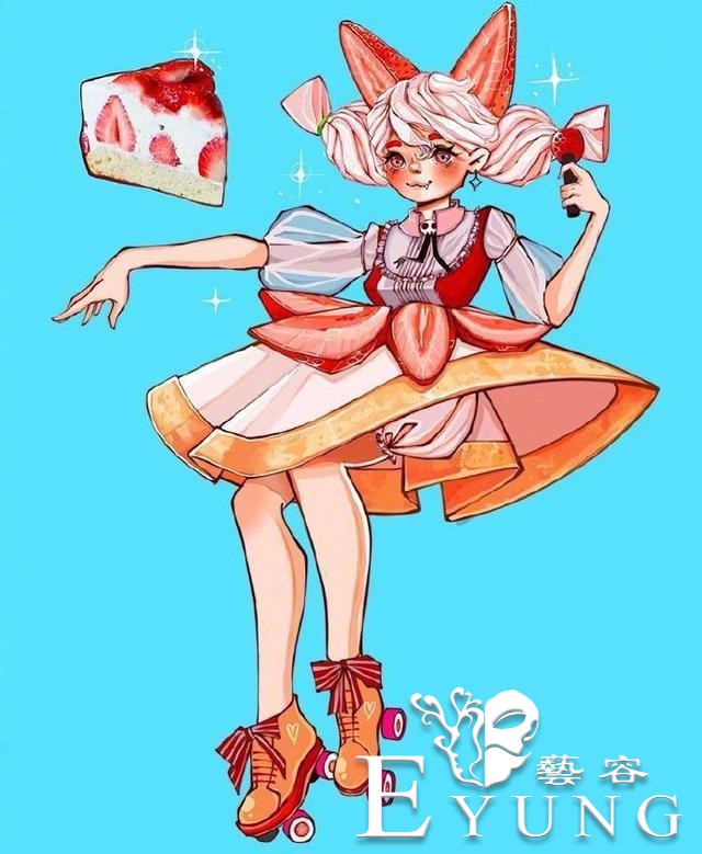 当零食变成美少女，彩虹糖变身双马尾少女，冰激凌看着又甜又清凉-3.jpg