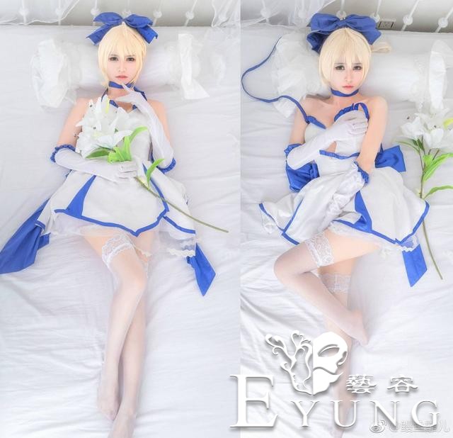 saber阿尔托利亚·潘德拉贡cosplay美图，二次元少女的完美演绎-3.jpg
