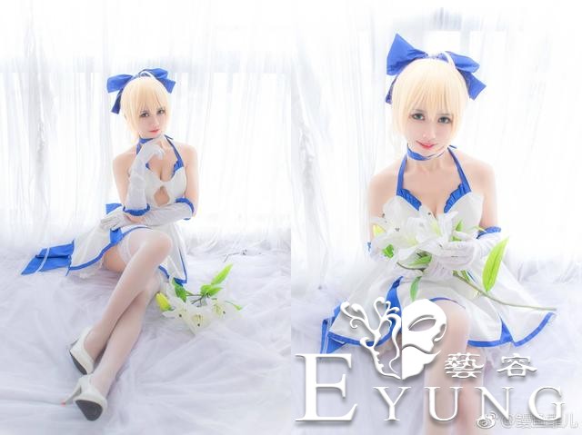 saber阿尔托利亚·潘德拉贡cosplay美图，二次元少女的完美演绎-1.jpg