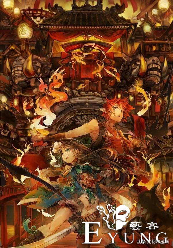 来自日本的画师的一组画风十分华丽的插画欣赏！色彩相当夺人眼球-2.jpg