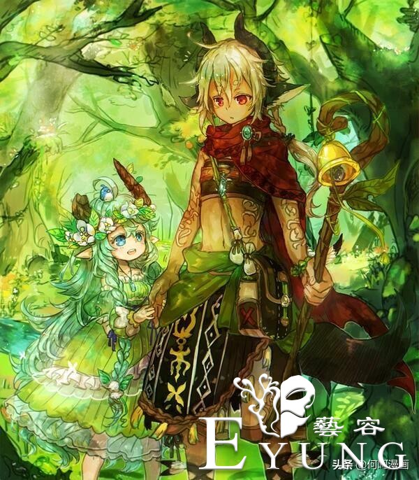 来自日本的画师的一组画风十分华丽的插画欣赏！色彩相当夺人眼球-7.jpg