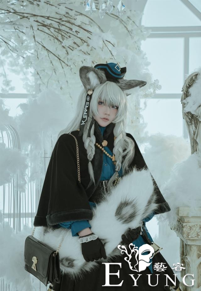 三组国人妹子COS的人气手游《明日方舟》角色“初雪”！非常唯美-4.jpg