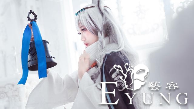 三组国人妹子COS的人气手游《明日方舟》角色“初雪”！非常唯美-14.jpg
