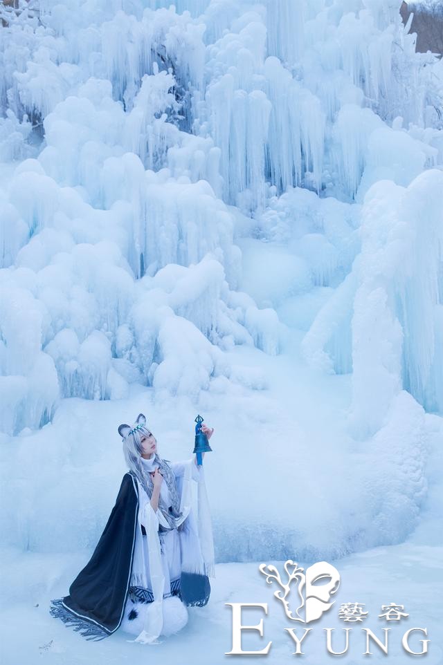 三组国人妹子COS的人气手游《明日方舟》角色“初雪”！非常唯美-20.jpg