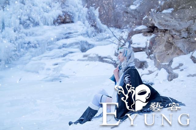 三组国人妹子COS的人气手游《明日方舟》角色“初雪”！非常唯美-26.jpg