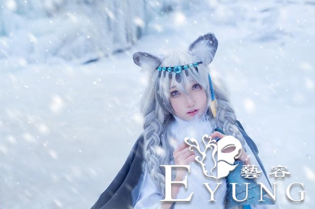 三组国人妹子COS的人气手游《明日方舟》角色“初雪”！非常唯美-27.jpg