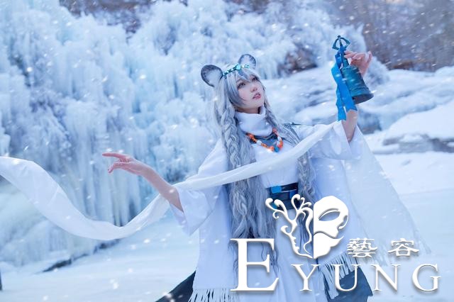 三组国人妹子COS的人气手游《明日方舟》角色“初雪”！非常唯美-31.jpg
