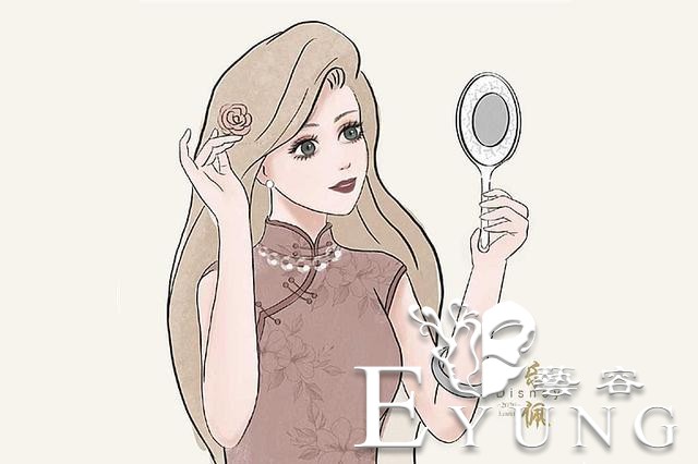 当迪士尼公主换上旗袍，艾莎女王化身贵妇，木兰又可爱又俏皮-1.jpg