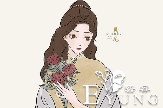 当迪士尼公主换上旗袍，艾莎女王化身贵妇，木兰又可爱又俏皮-4.jpg