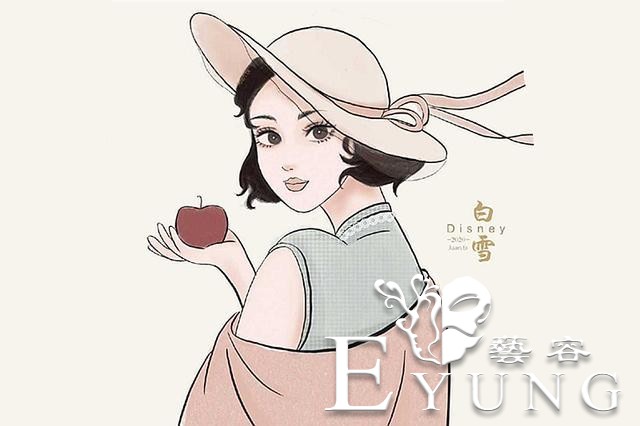 当迪士尼公主换上旗袍，艾莎女王化身贵妇，木兰又可爱又俏皮-6.jpg