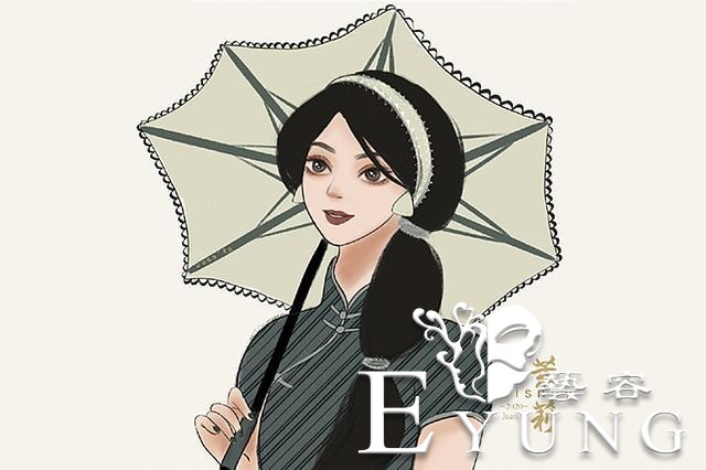 当迪士尼公主换上旗袍，艾莎女王化身贵妇，木兰又可爱又俏皮-7.jpg