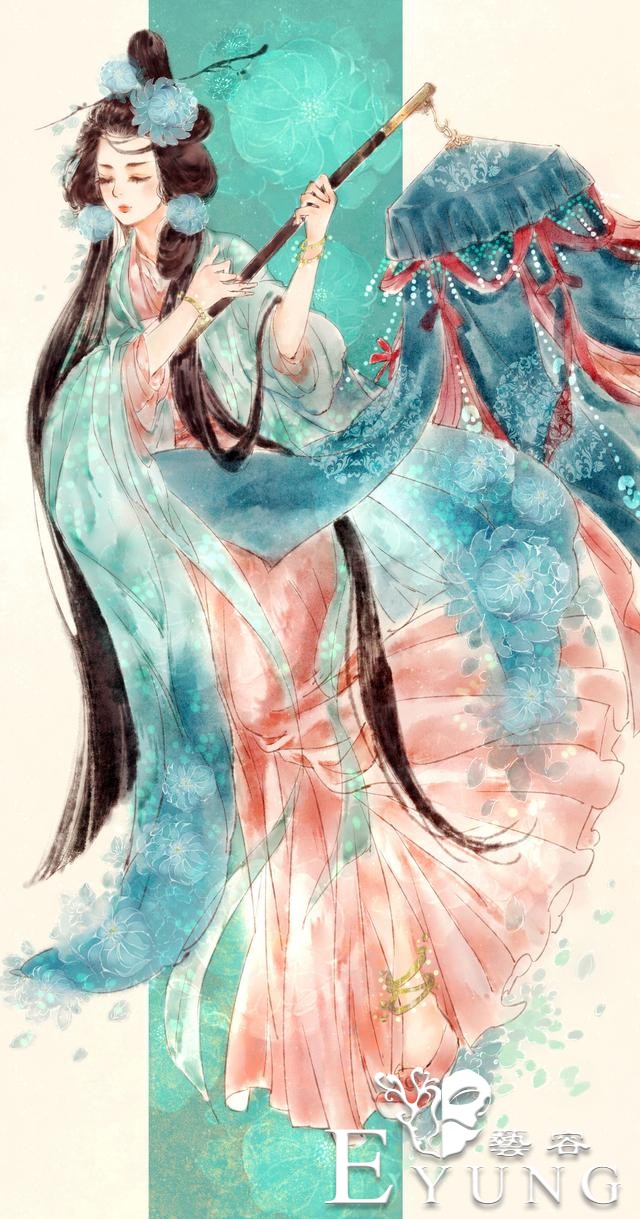 一组非常棒的古风插画作品欣赏！造型唯美画技出众值得一看-5.jpg