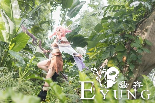 三位可爱的国人COSER扮演的人气手游《王者荣耀》角色“瑶”-3.jpg