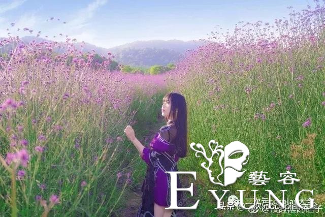 剑网三秦风花萝cos，徜徉花海之中的少女，甜美灵秀很美好！-7.jpg