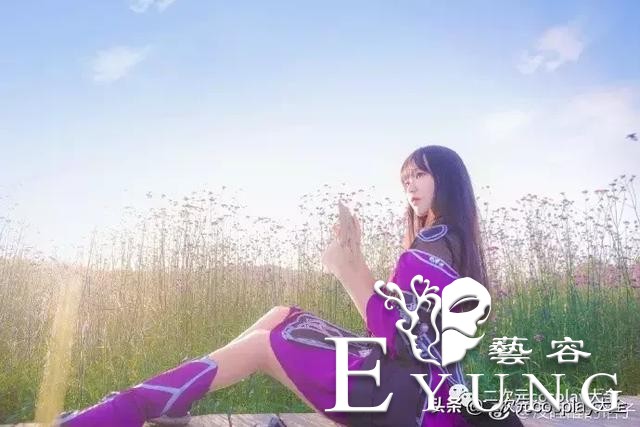 剑网三秦风花萝cos，徜徉花海之中的少女，甜美灵秀很美好！-8.jpg