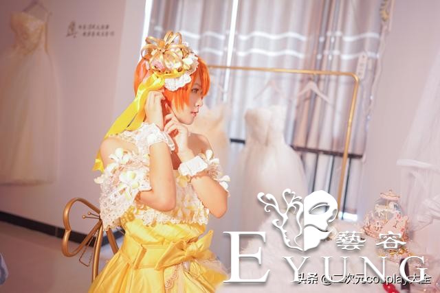 《lovelive》星空凛cos，美丽可人，头纱太梦幻唯美啦-5.jpg