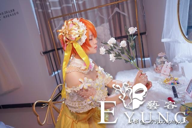 《lovelive》星空凛cos，美丽可人，头纱太梦幻唯美啦-7.jpg