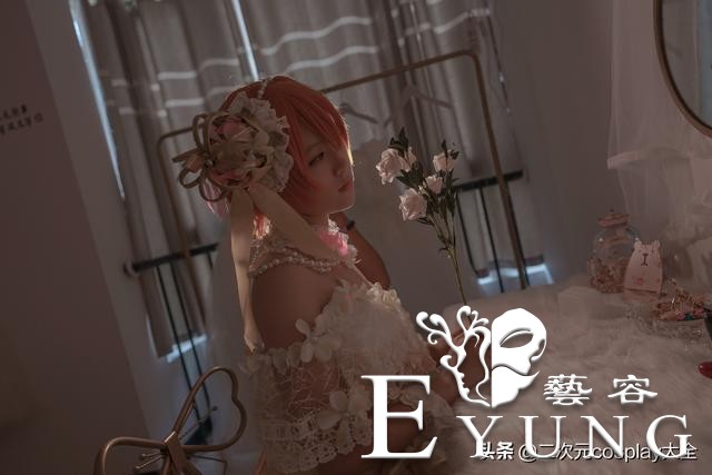 《lovelive》星空凛cos，美丽可人，头纱太梦幻唯美啦-8.jpg