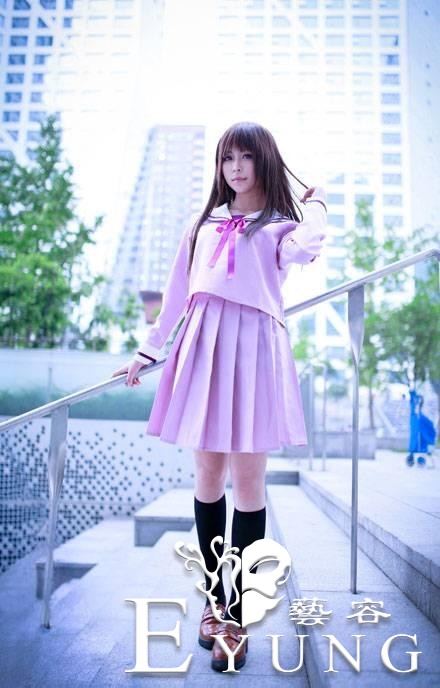 每日图鉴大赏，壹岐日和制服cosplay，真的爱了-3.jpg
