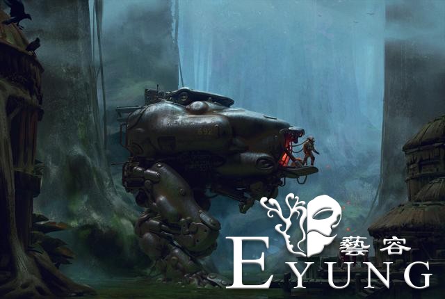 多国插画师绘制的一组机甲插画作品！欣赏一下属于钢铁的特殊美感-16.jpg