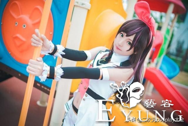 美少女绊爱酱cos，俏皮甜美，活力元气太可爱啦-1.jpg