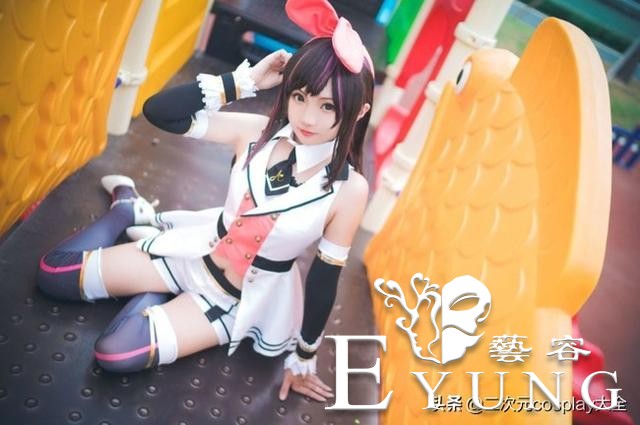 美少女绊爱酱cos，俏皮甜美，活力元气太可爱啦-4.jpg