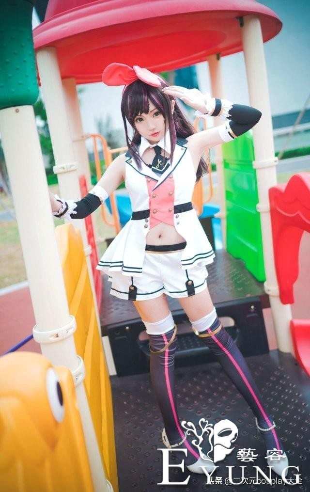 美少女绊爱酱cos，俏皮甜美，活力元气太可爱啦-5.jpg