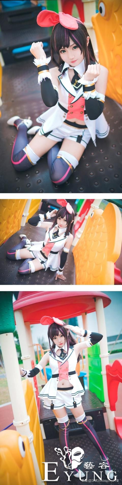 美少女绊爱酱cos，俏皮甜美，活力元气太可爱啦-7.jpg