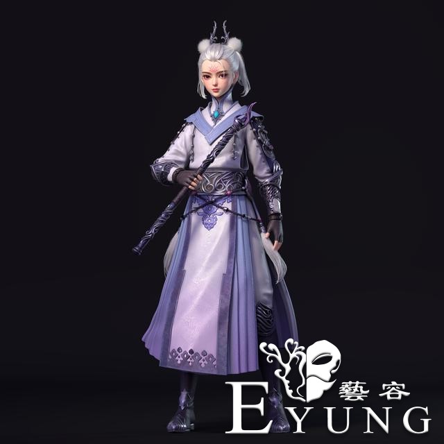 一组非常棒的3D人物建模作品欣赏！造型帅气制作十分精致-2.jpg