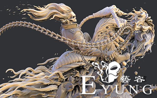 一组非常棒的3D人物建模作品欣赏！造型帅气制作十分精致-19.jpg