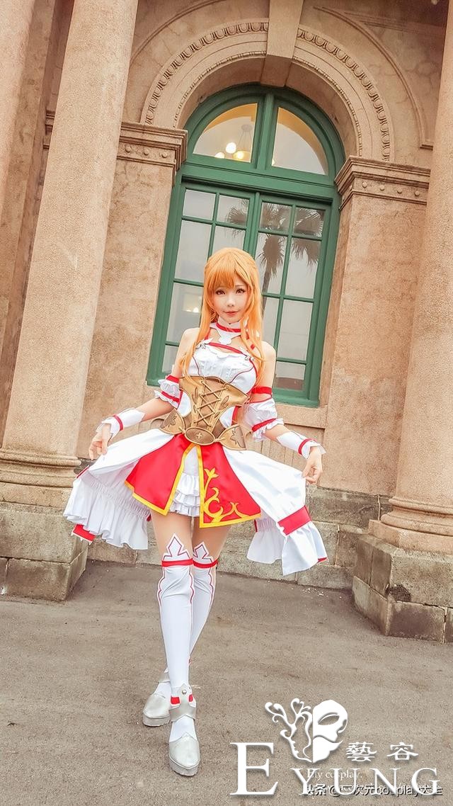 《刀剑神域》亚丝娜cos，气质漂亮，情敌们拔刀吧！-2.jpg