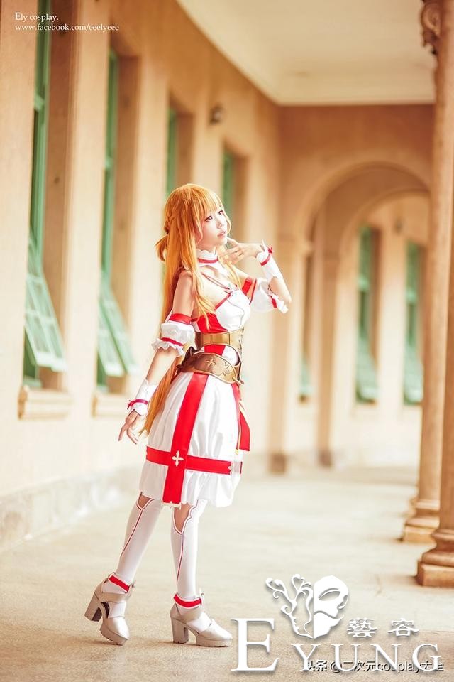 《刀剑神域》亚丝娜cos，气质漂亮，情敌们拔刀吧！-6.jpg