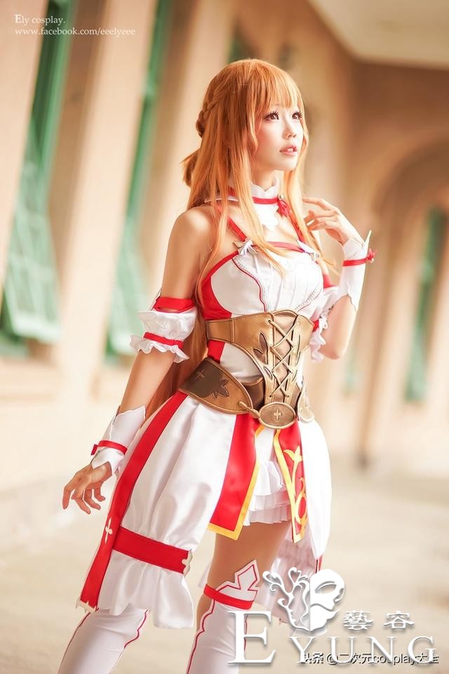《刀剑神域》亚丝娜cos，气质漂亮，情敌们拔刀吧！-9.jpg