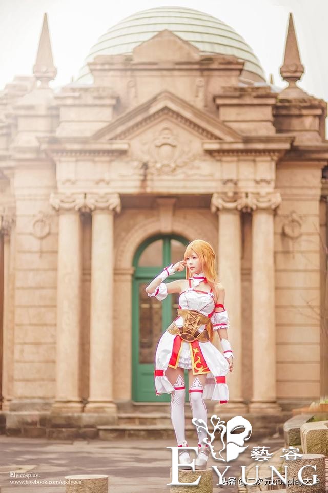 《刀剑神域》亚丝娜cos，气质漂亮，情敌们拔刀吧！-15.jpg