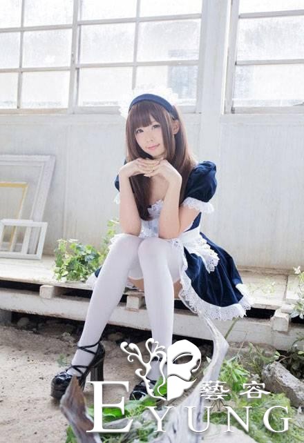每日图鉴大赏，日本知名COSER白色女仆，你爱了吗？-1.jpg