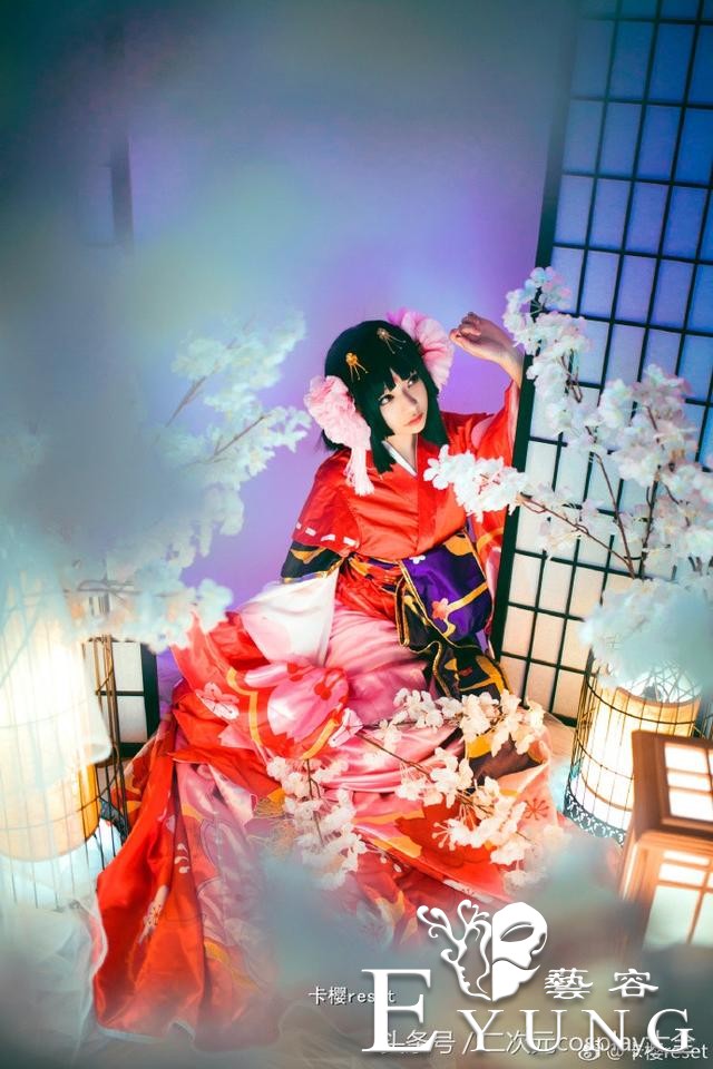 唯美古风樱花妖cos，阴阳师清艳脱俗的清秀美人！-6.jpg