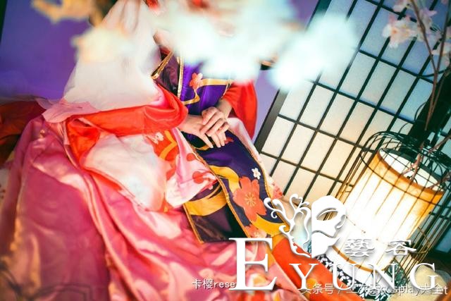 唯美古风樱花妖cos，阴阳师清艳脱俗的清秀美人！-7.jpg