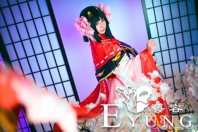 唯美古风樱花妖cos，阴阳师清艳脱俗的清秀美人！-9.jpg